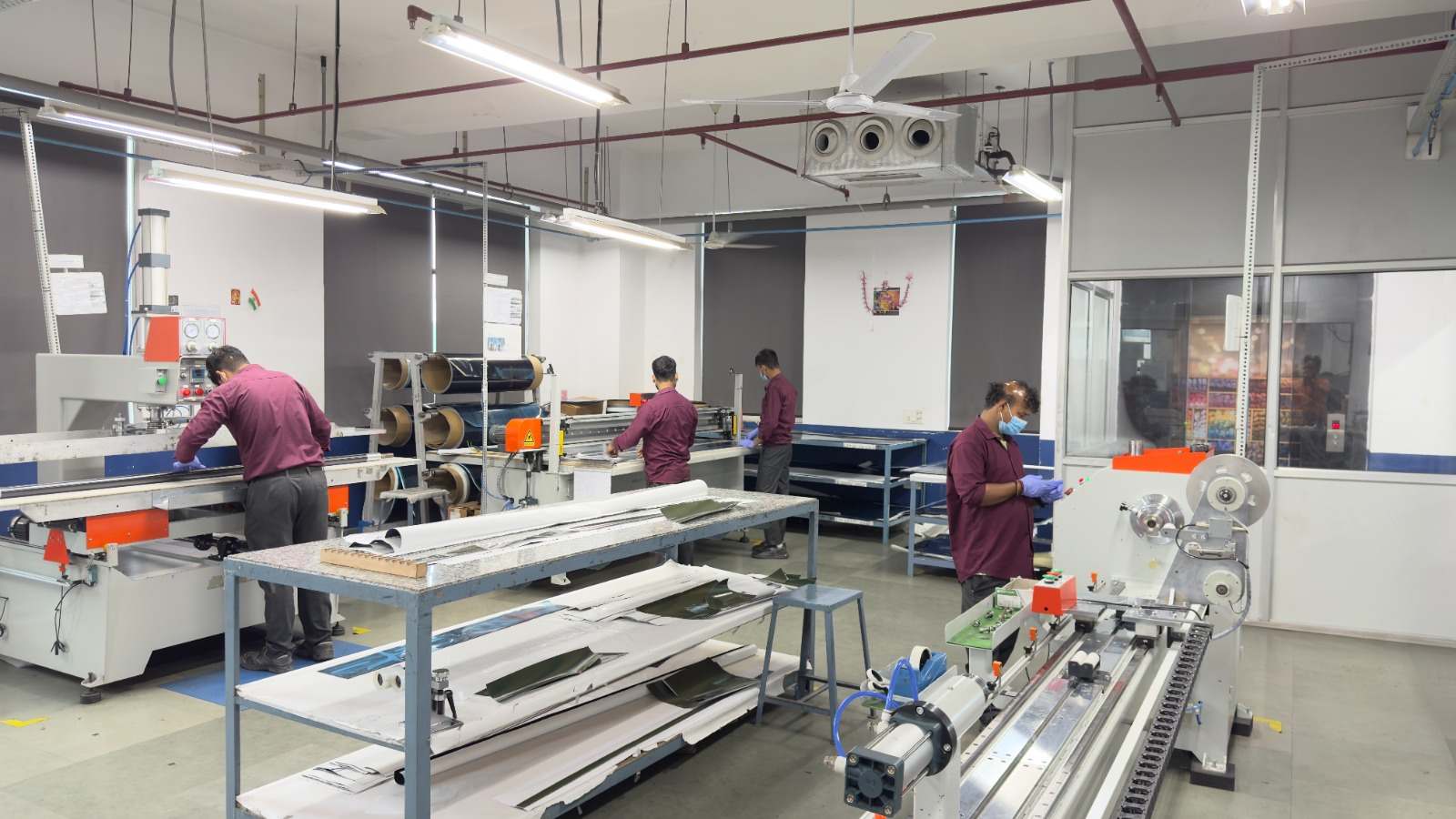 Composite finishing room