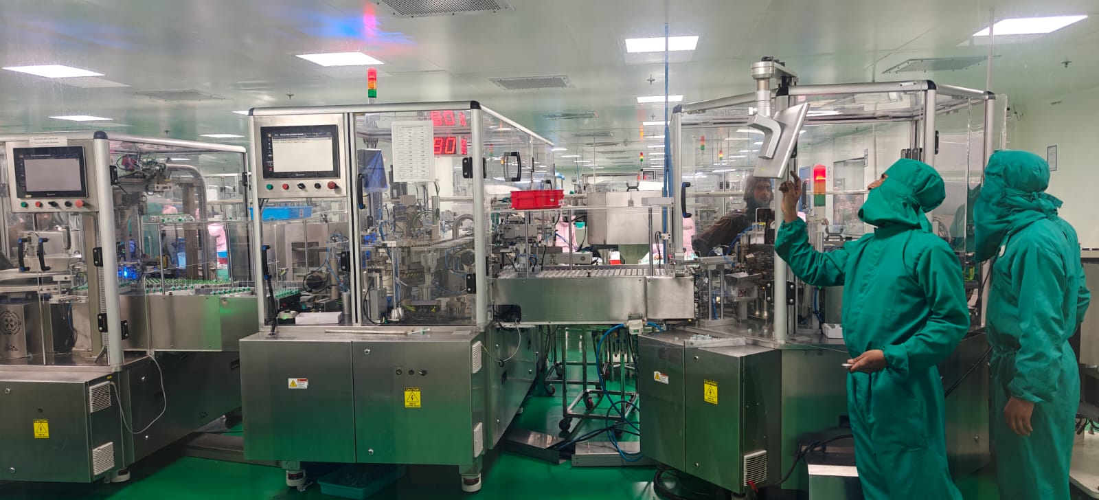 Romsons — cleanroom production line